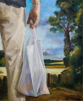 oil on canvas, 90 x 75 cm 